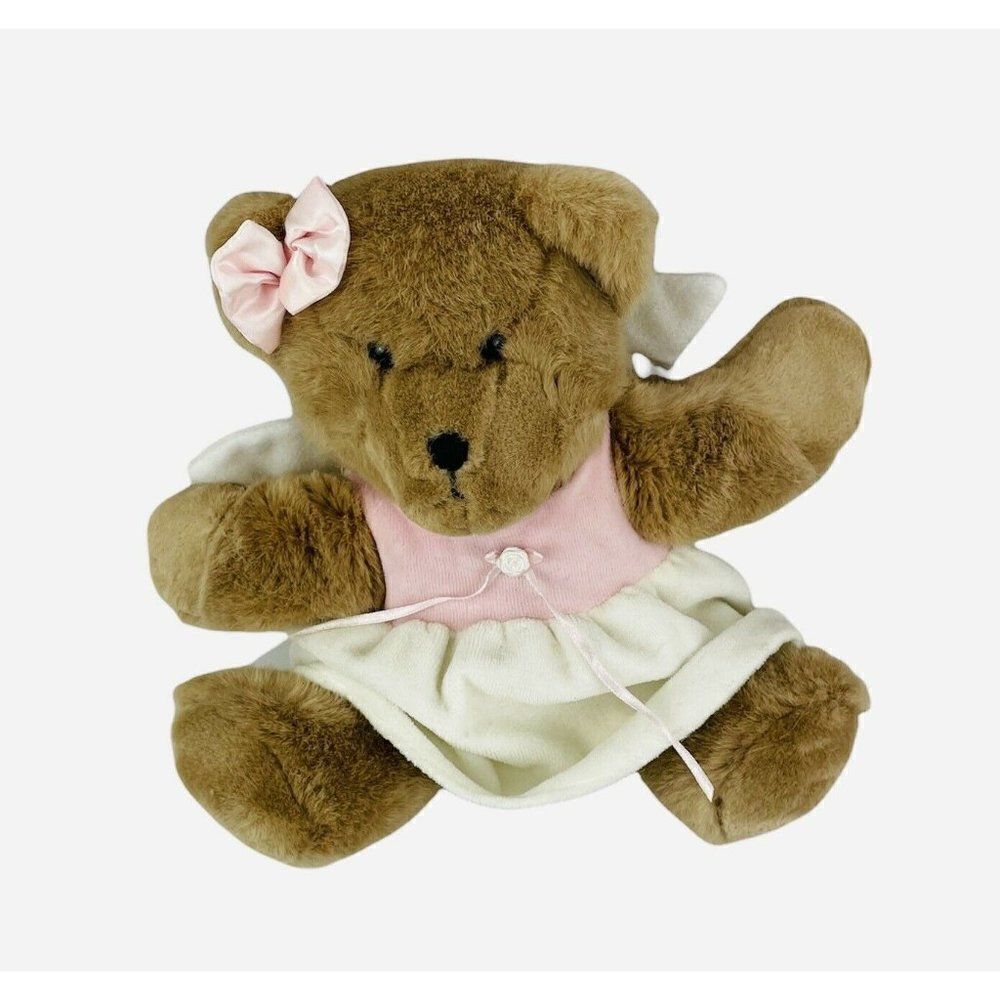 RARE Vtg 90s Mango Teddy Bear Peekaboo Angel Plush Magnetic Jointed Anchorage AK - Picture 3 of 9